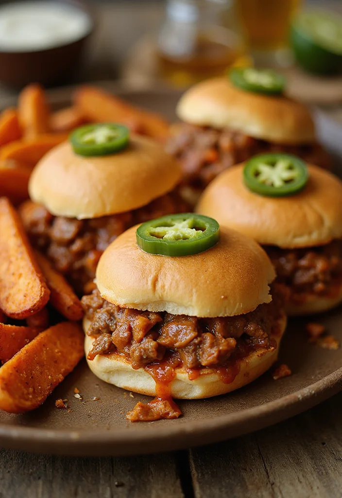 12 Beef Dip Crock Pot Ideas That Make Dinner So Much Easier - 11. Sweet & Spicy Beef Dip