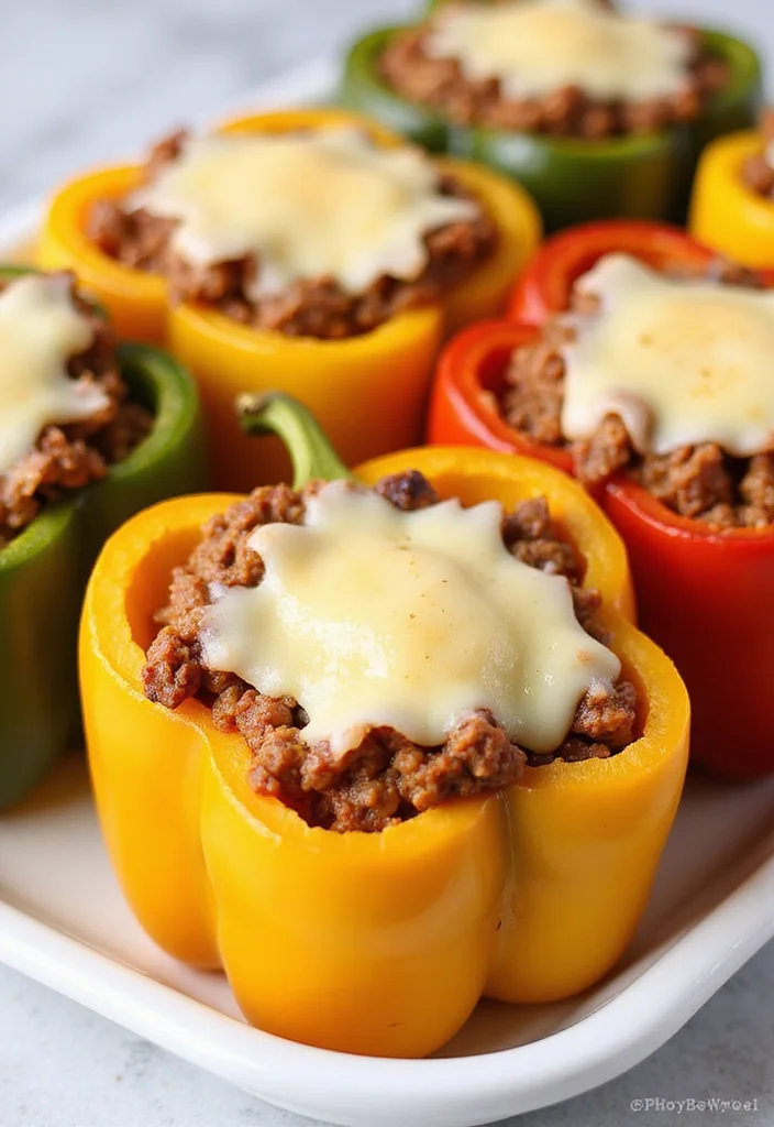 12 Comfort Food Caldillo Beef Dishes To Warm Your Night - 9. Caldillo Beef Stuffed Peppers