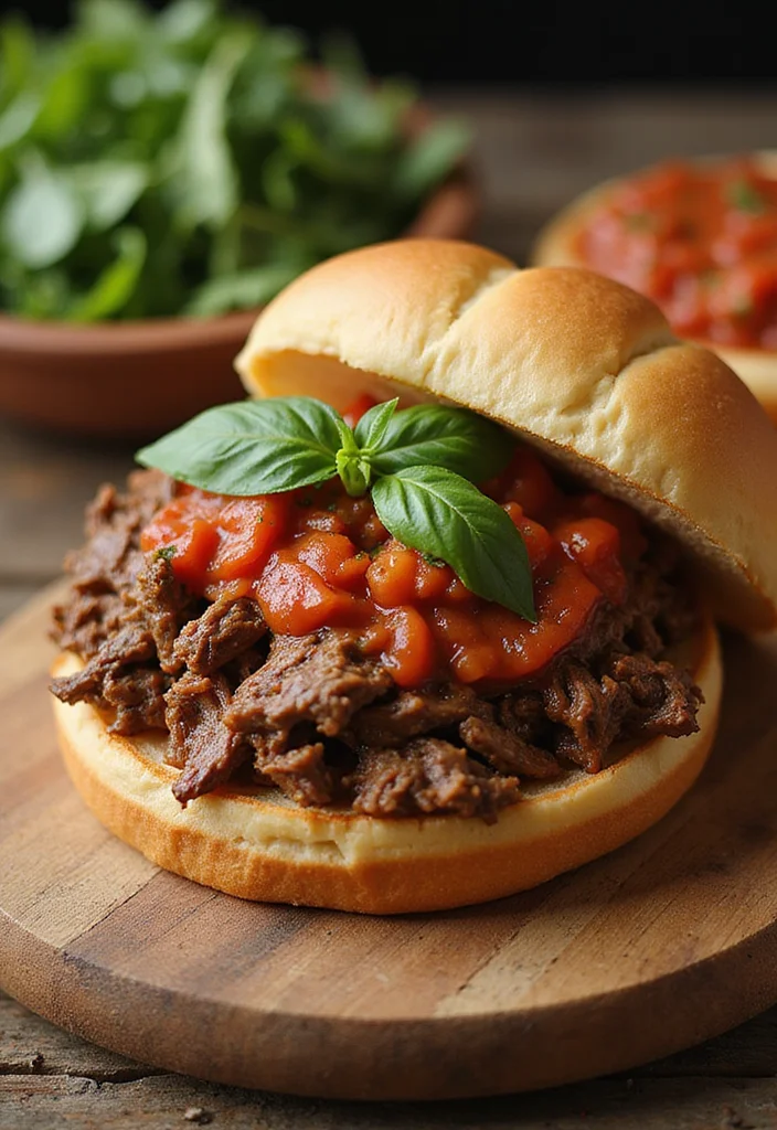 12 Drip Beef Sandwiches Pioneer Woman Recipes Everyone Is Searching For - 3. Italian Drip Beef Sandwich