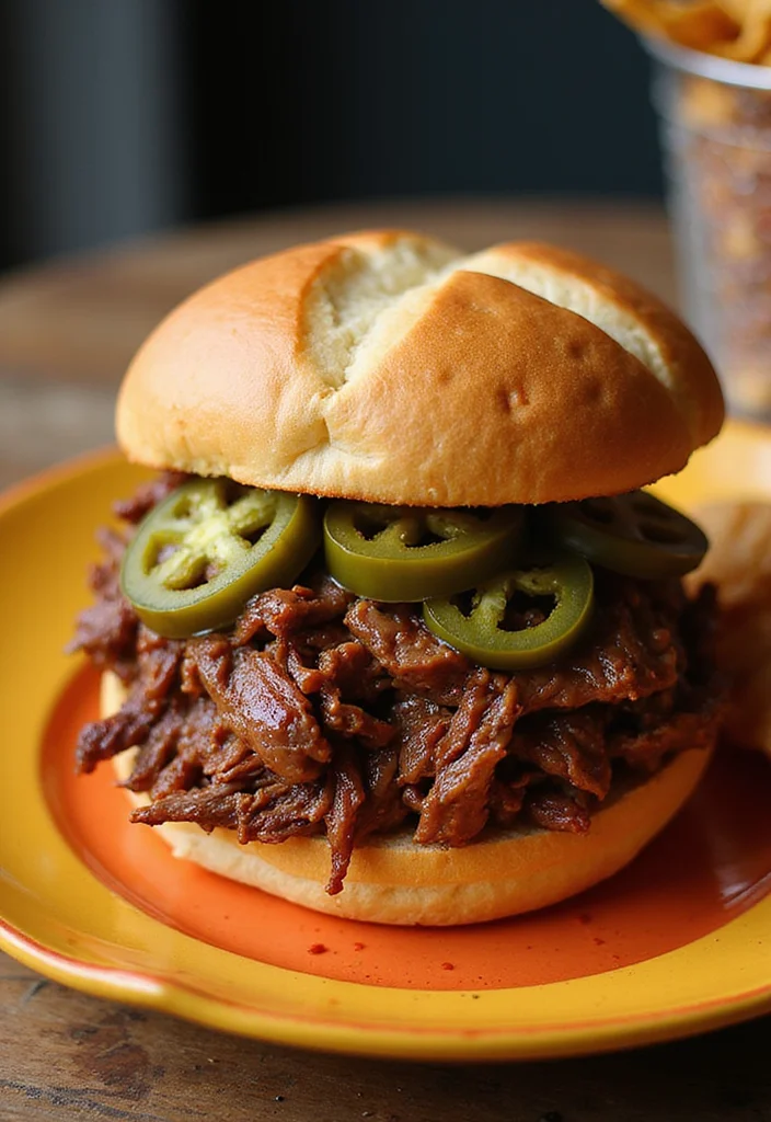 12 Drip Beef Sandwiches Pioneer Woman Recipes Everyone Is Searching For - 4. Spicy Drip Beef Sandwich