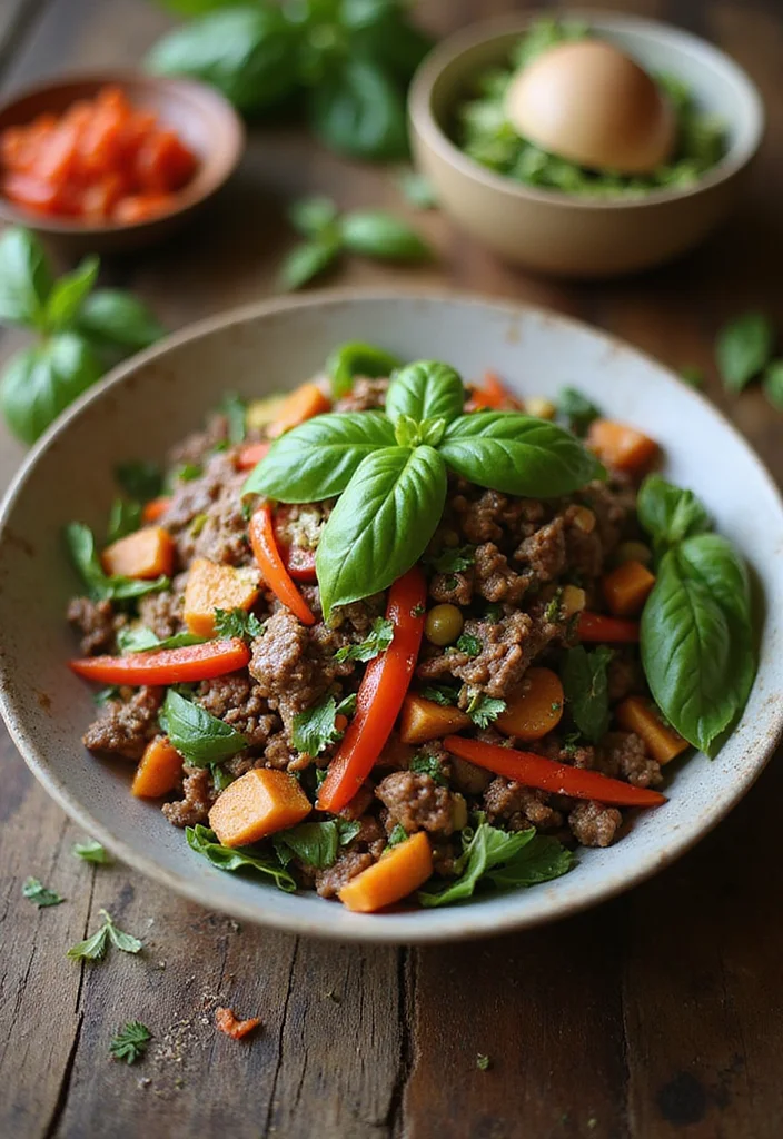 12 Fast & Flavorful Thai Beef Salad Recipes To Cook This Week - 5. Thai Basil Beef Salad