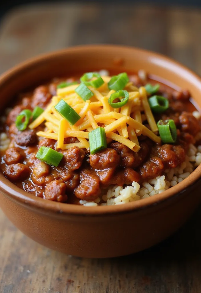 12 Sticky Beef And Rice Dinners That Even Picky Eaters Love - 6. One-Pot Chili Beef and Rice