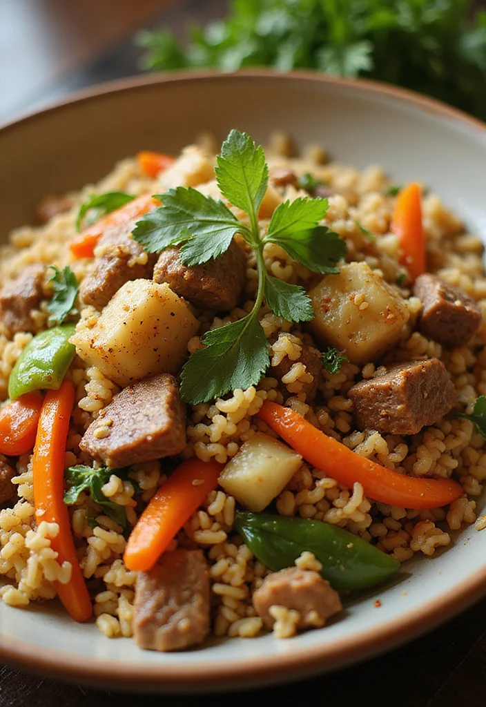 12 Sticky Beef And Rice Dinners That Even Picky Eaters Love - 7. Beef Fried Rice with Vegetables