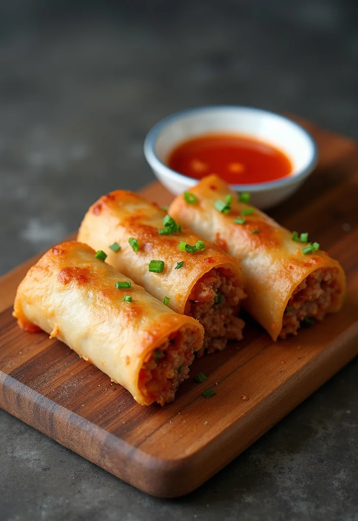 13 Comfort Food Beef Spring Rolls Dishes To Warm Your Night - 5. Kimchi Beef Spring Rolls