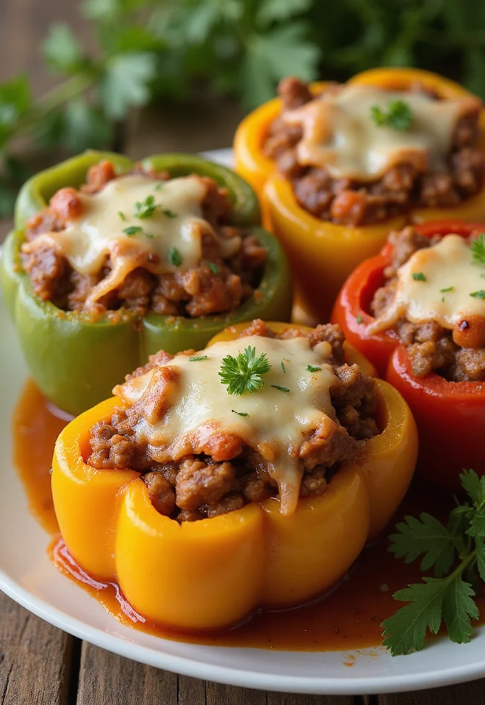 13 Corn Beef Hash Recipes Packed With Big Flavor - 11. Corned Beef Hash Stuffed Peppers