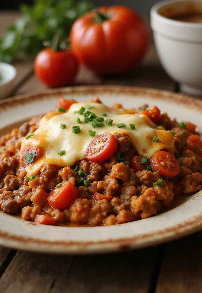 13 Crowd-Pleaser Amish Casserole Ground Beef Ideas You’ll Save Immediately - 5. Creamy Ground Beef Casserole with Tomatoes