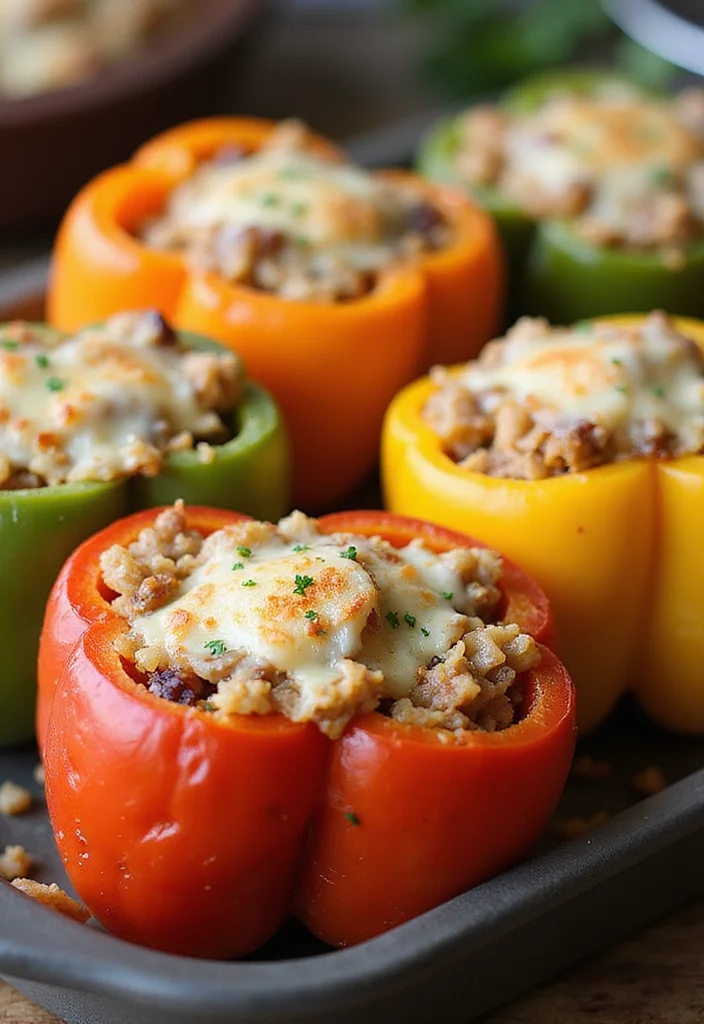 13 Crowd-Pleaser Amish Casserole Ground Beef Ideas You’ll Save Immediately - 7. Amish Stuffed Pepper Casserole