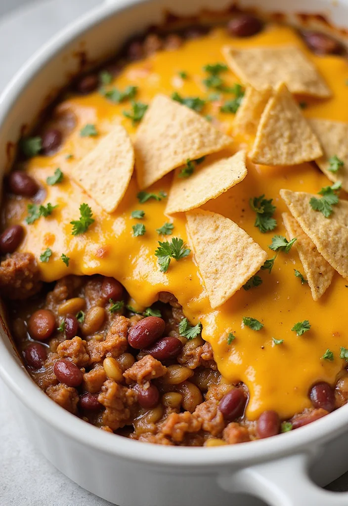 13 Easy Pinto Beans With Ground Beef Meals That Always Impress - 2. Cheesy Beef and Pinto Bean Casserole