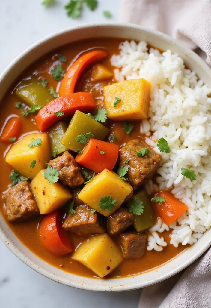 13 Must-Try Beef Curry Slow Cooker Dishes for Busy Nights - 12. Sweet and Sour Beef Curry