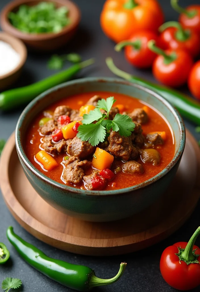 13 Vegetable Beef Stew Crockpot Meals Perfect For Weeknight Cooking - 3. Spicy Vegetable Beef Stew