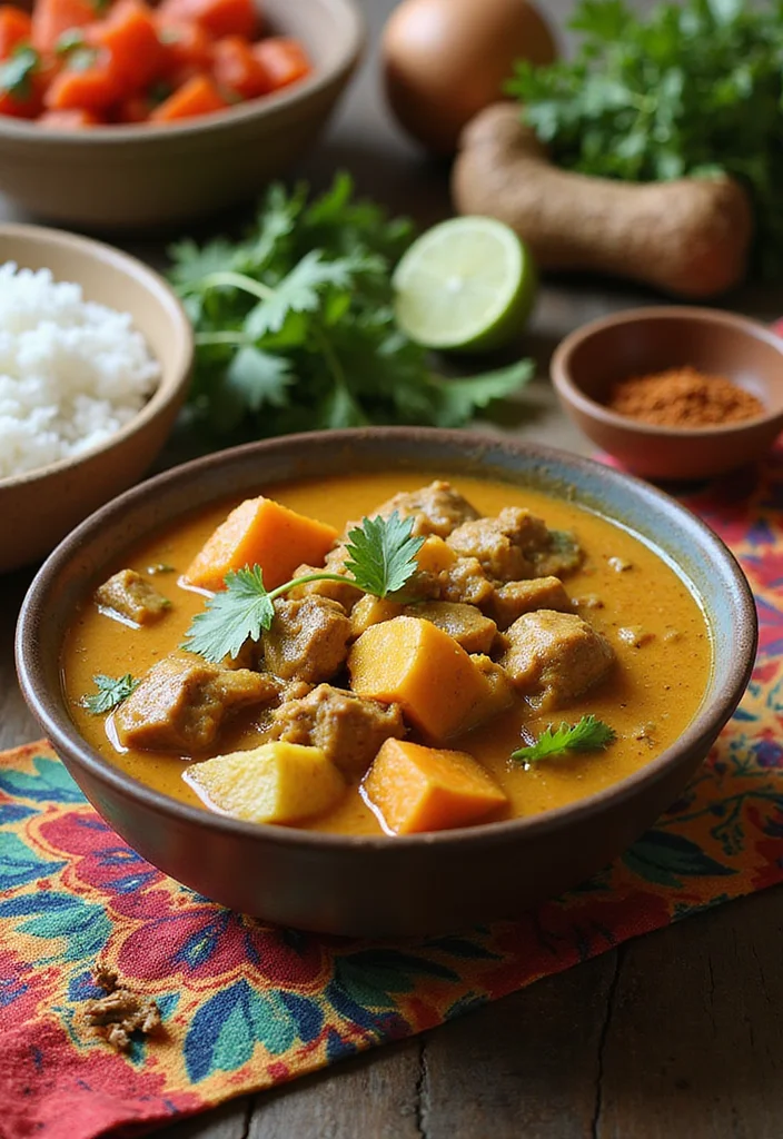 13 Vegetable Beef Stew Crockpot Meals Perfect For Weeknight Cooking - 9. Coconut Curry Vegetable Beef Stew