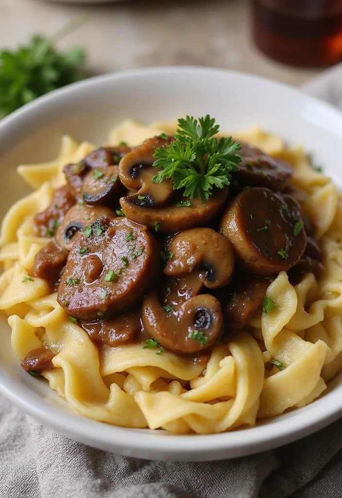 14 Beef Cheeks Slow Cooker Recipes Everyone Is Searching For - 9. Beef Cheeks with Mushroom Gravy