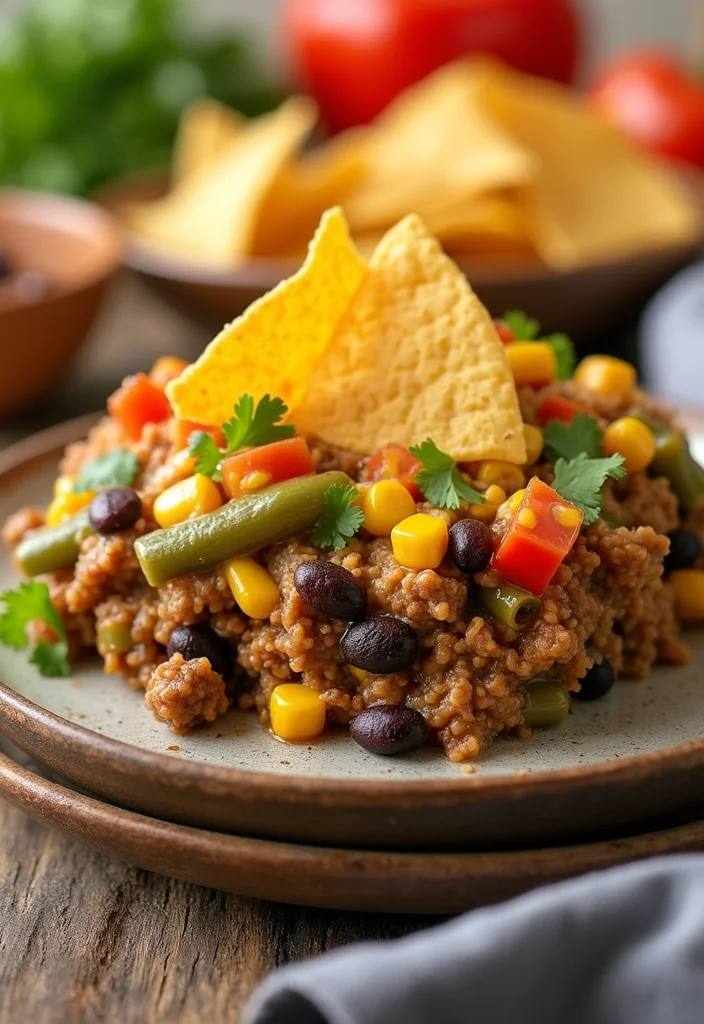 14 Easy Ground Beef Green Bean Casserole Meals That Always Impress - 3. Southwest Ground Beef Green Bean Casserole