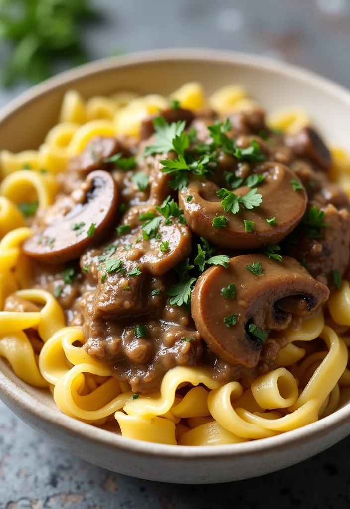 14 Genius Ways To Use Air Fryer Beef Tips Tonight - 9. Beef Tips Stroganoff