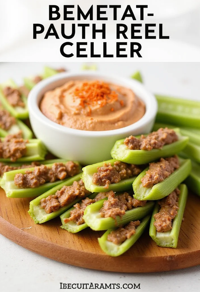14 Genius Ways To Use Chipped Beef Dip Tonight - 2. Chipped Beef Dip Stuffed Celery Sticks