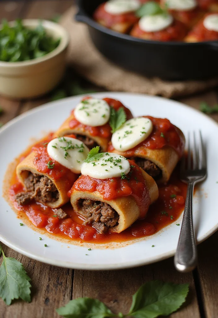14 Underrated Ground Beef Recipes No Pasta Recipes Worth Making - 12. Ground Beef Eggplant Rolls