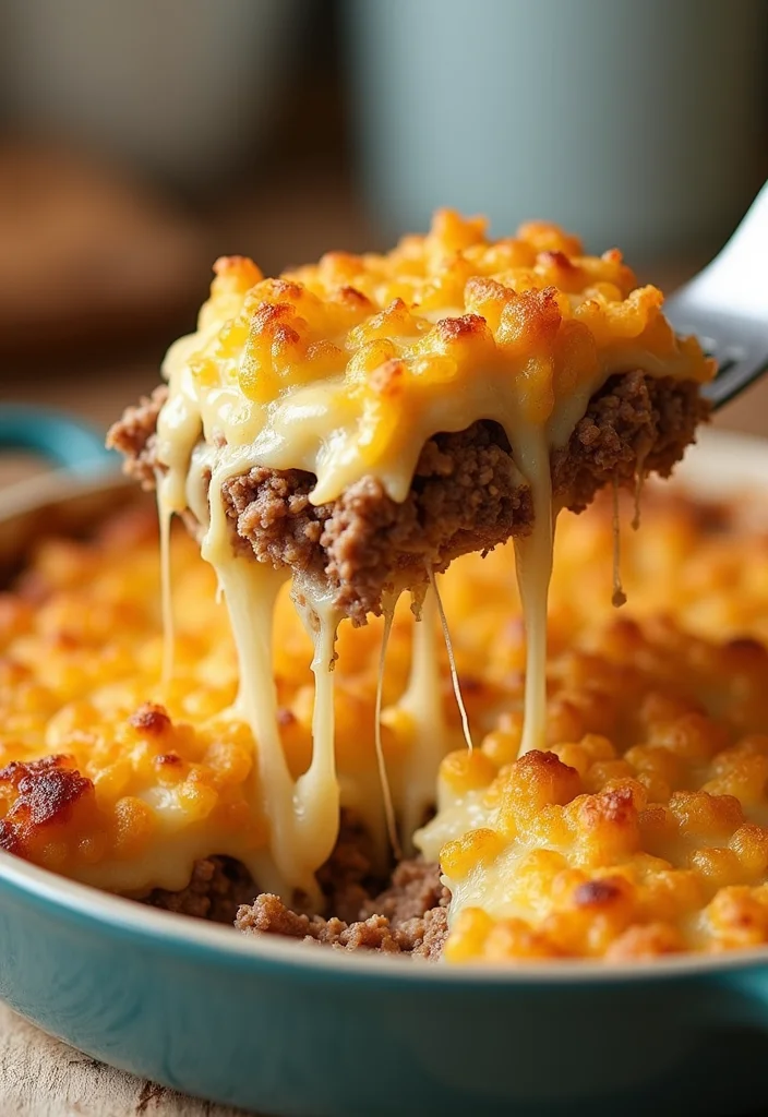 15 Cheese Dip With Ground Beef Meals Perfect For Weeknight Cooking - 12. Cheesy Beef Hash Browns Casserole