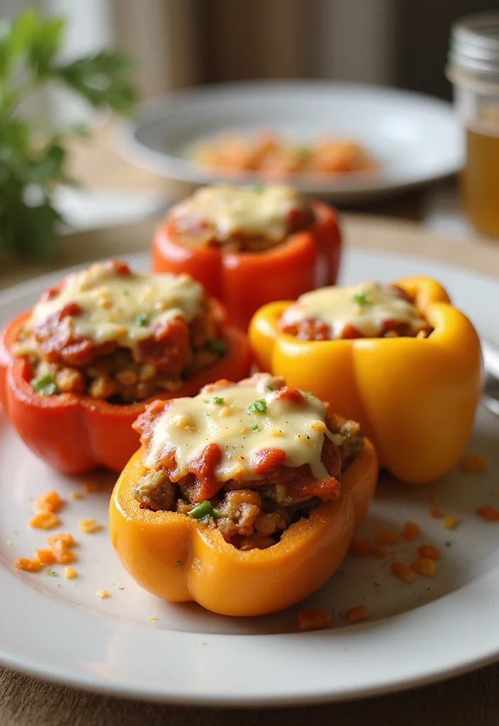 15 Cheese Dip With Ground Beef Meals Perfect For Weeknight Cooking - 6. Cheesy Beef Stuffed Peppers