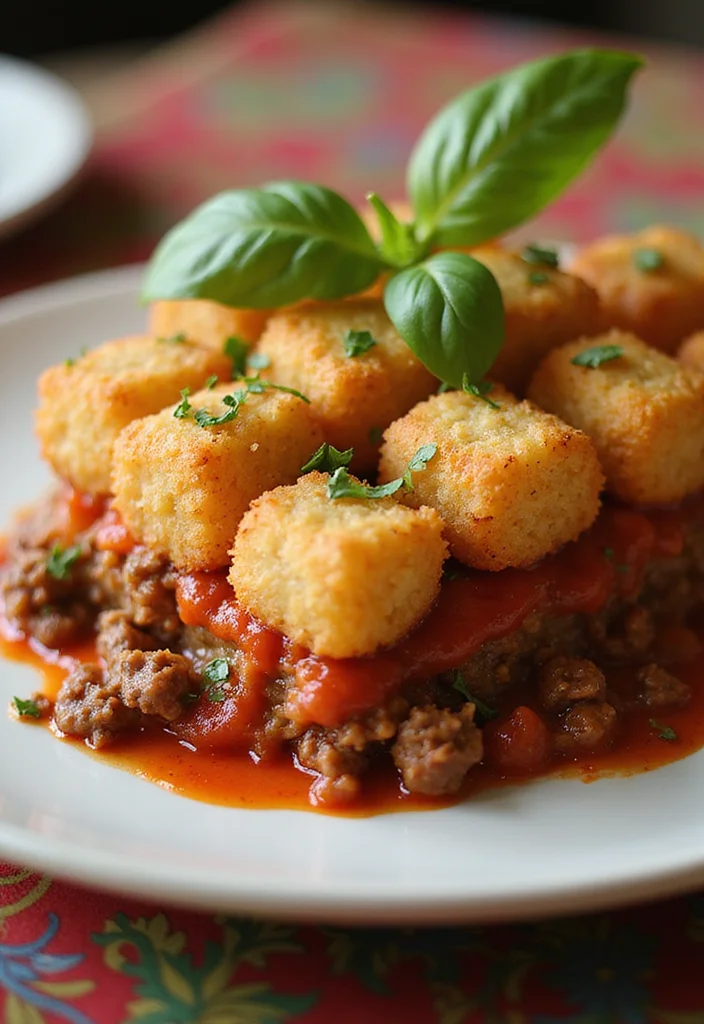 15 Tater Tot Casserole With Ground Beef Dinners That Even Picky Eaters Love - 5. Italian Tater Tot Casserole