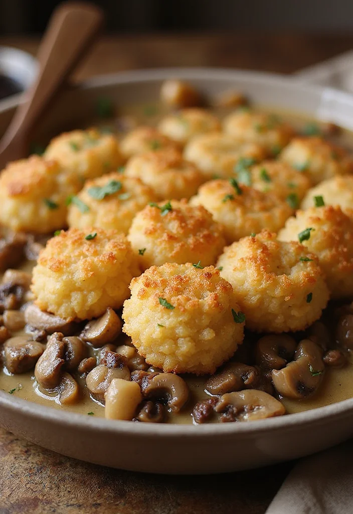 15 Tater Tot Casserole With Ground Beef Dinners That Even Picky Eaters Love - 8. Creamy Mushroom Tater Tot Casserole
