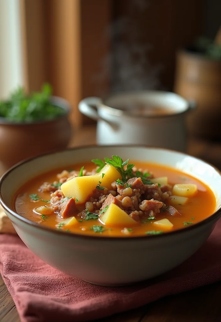 15 Underrated Corned Beef Hash Canned Recipes Worth Making - 7. Corned Beef Hash and Potato Soup