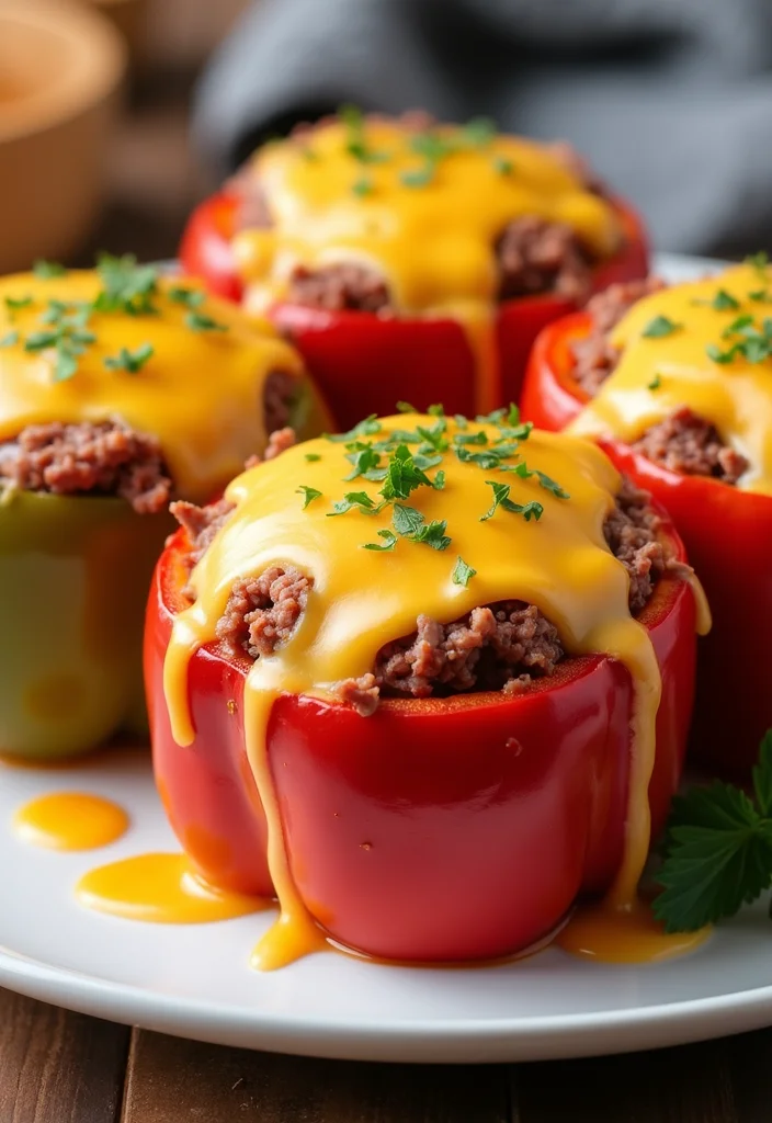 16 Crowd-Pleaser Corned Beef Dinner Ideas You'll Save Immediately - 12. Corned Beef Stuffed Peppers