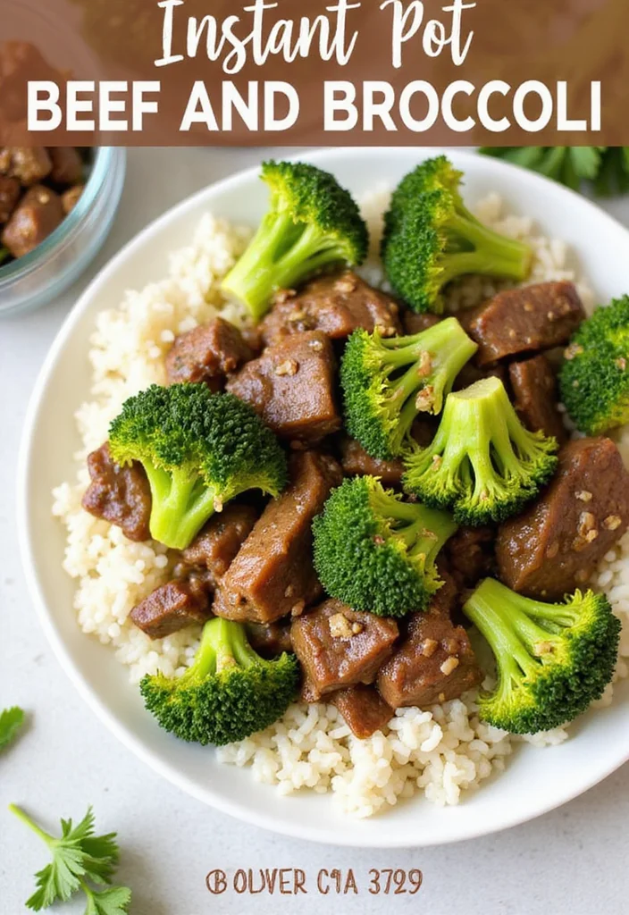 16 Easy Ground Beef Instant Pot Meals That Always Impress - 6. Instant Pot Beef and Broccoli