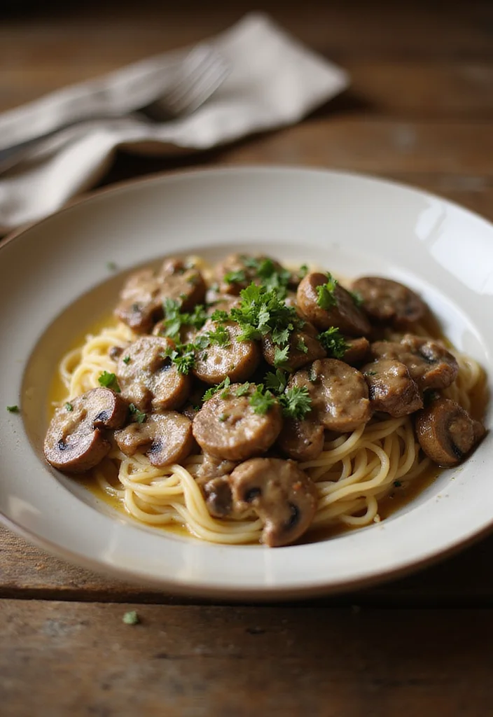16 Fast & Flavorful Healthy Beef Stroganoff Recipes To Cook This Week - 3. Creamy Mushroom & Beef Stroganoff