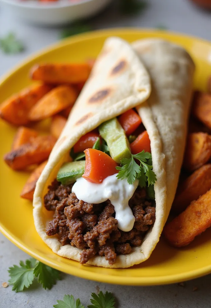 17 Ground Beef Sandwiches Dinners That Even Picky Eaters Love - 10. Greek Beef Pita Pockets