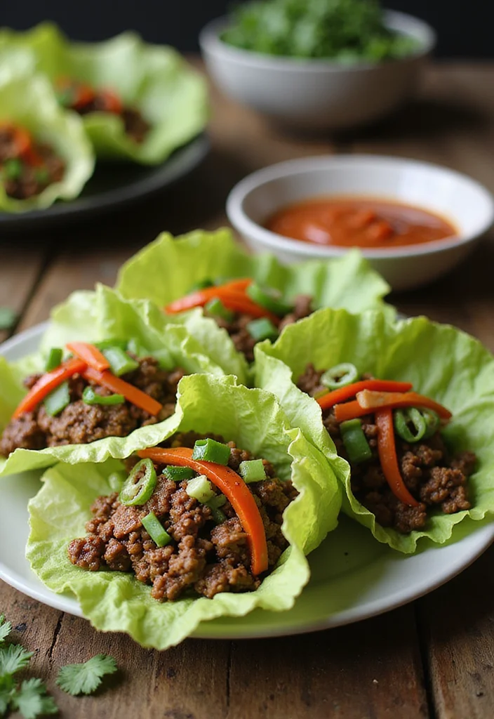 17 Ground Beef Sandwiches Dinners That Even Picky Eaters Love - 12. Asian Beef Lettuce Wraps