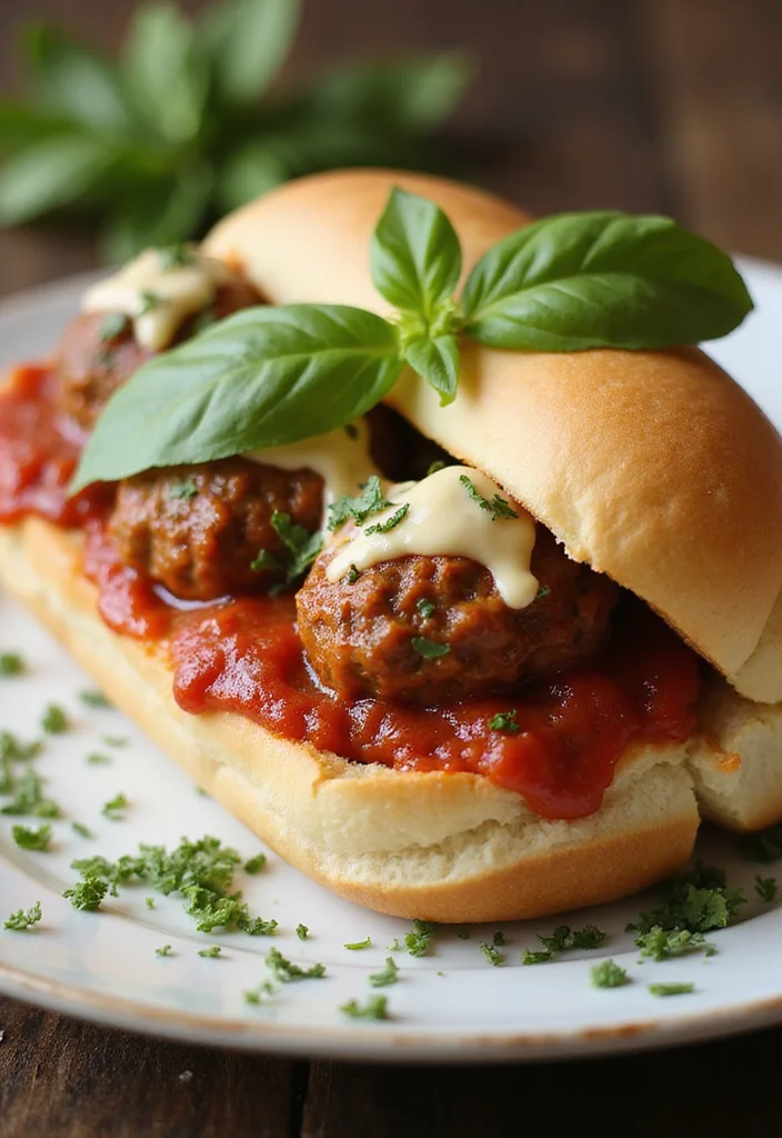 17 Ground Beef Sandwiches Dinners That Even Picky Eaters Love - 2. Meatball Sub Sandwiches