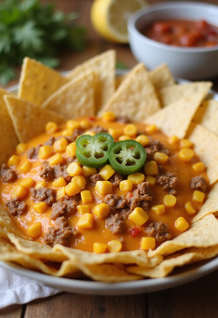 18 Rotel Dip With Ground Beef Cream Cheese Recipes Everyone Is Searching For - 4. Cheesy Beef and Rotel Dip with Corn