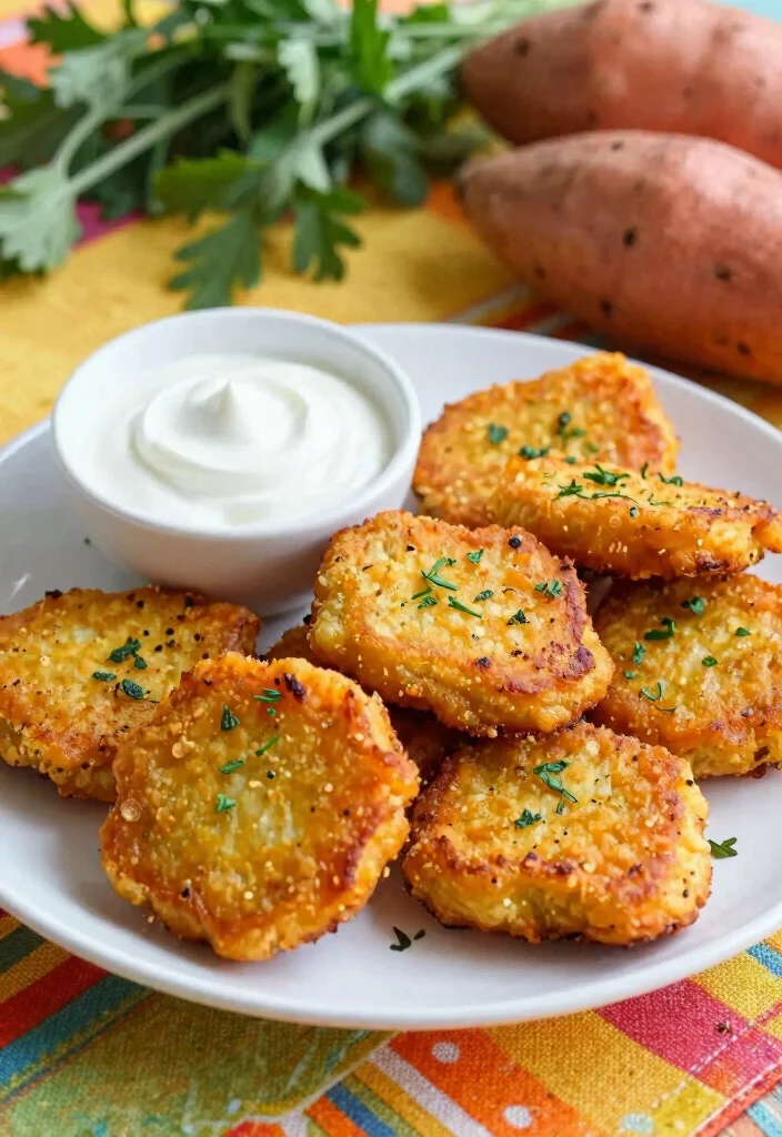 15 Canned Sweet Potato Recipes: Quick Comfort Dishes - 12. Sweet Potato Fritters 1