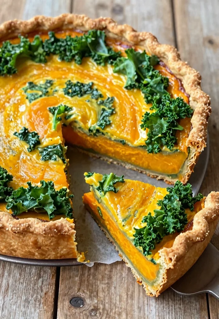 16 Boiled Sweet Potato Recipes: Wholesome Comfort Food for Family Meals - 13. Sweet Potato and Kale Quiche 1