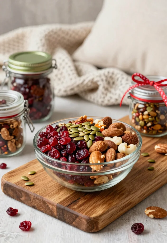 16 Christmas Snack Mix Recipes: Sweet Salty Holiday Treats - 3. Holiday Trail Mix 1