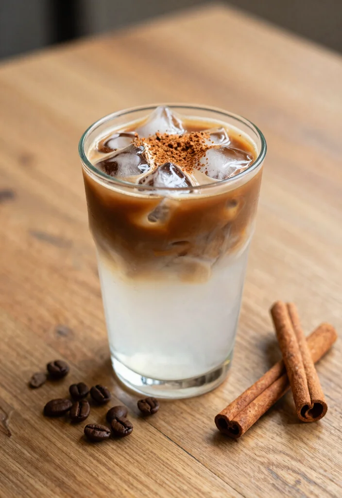 16 Coconut Water Drink Recipes: Hydrating Tropical Drinks - 15. Spiced Coconut Water Iced Coffee 1