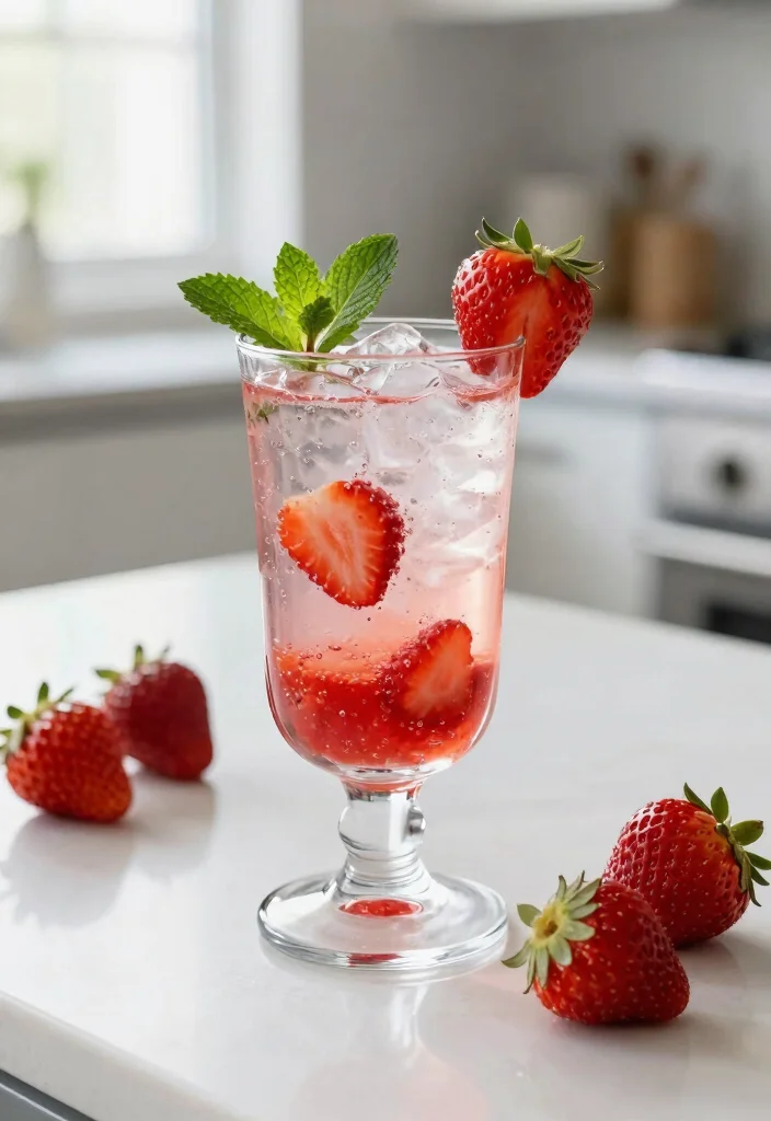 16 Coconut Water Drink Recipes: Hydrating Tropical Drinks - 8. Strawberry Coconut Refresher 1