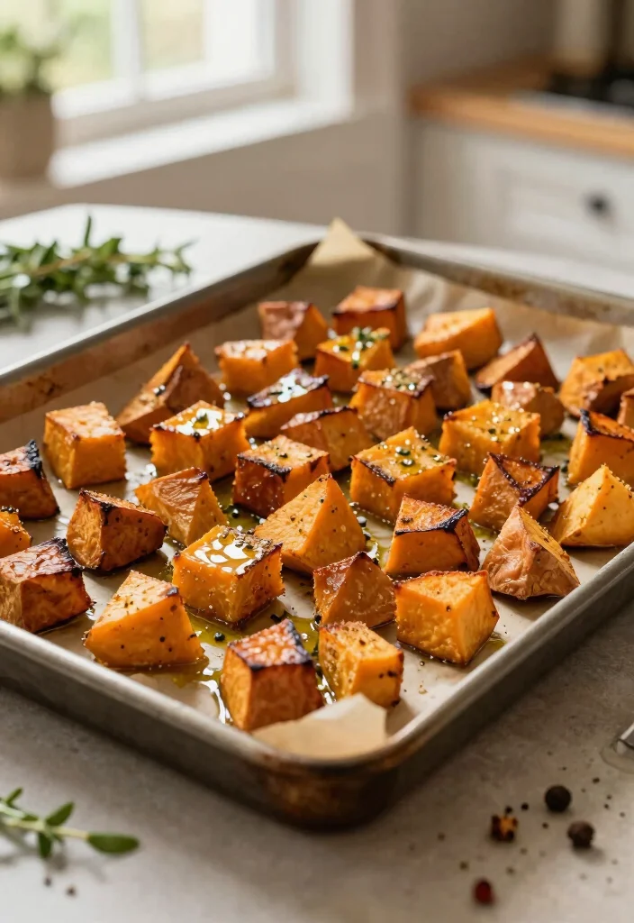 16 Cubed Sweet Potato Recipes: Crispy Versatile Sides - 1. Crispy Roasted Sweet Potato Cubes 1
