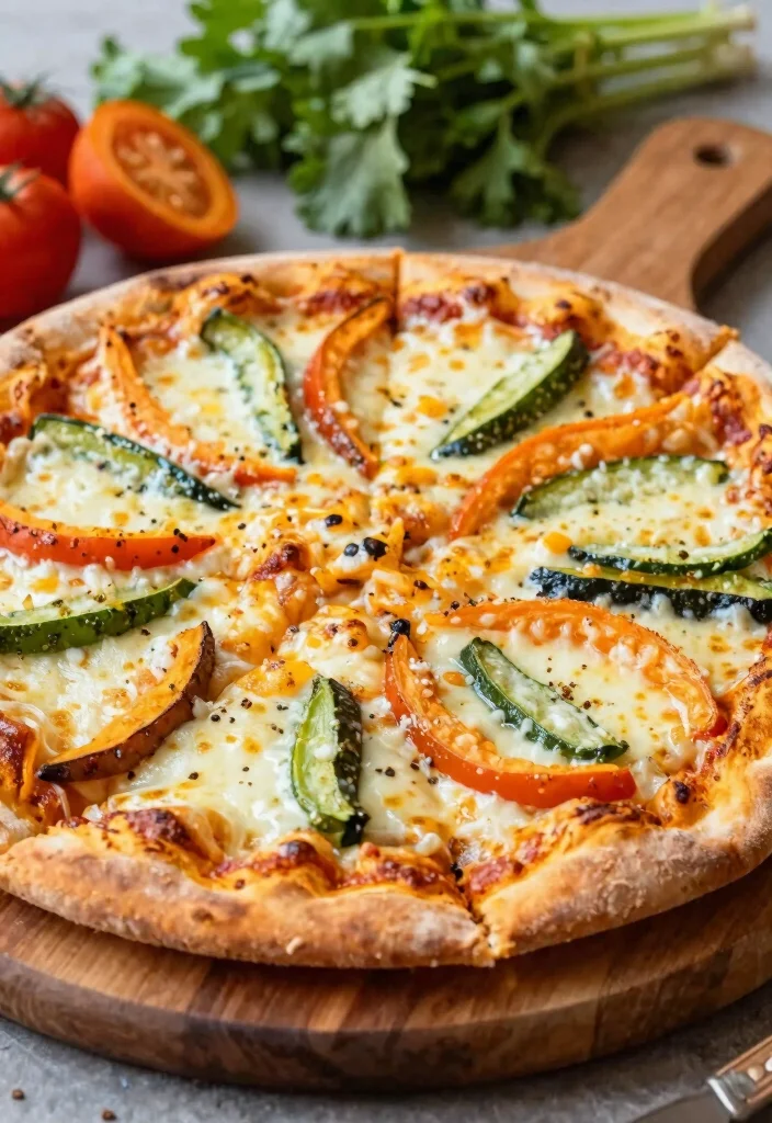 17 Baked Sweet Potato Recipes: Simple Healthy Classics - 10. Sweet Potato Pizza Crust 1