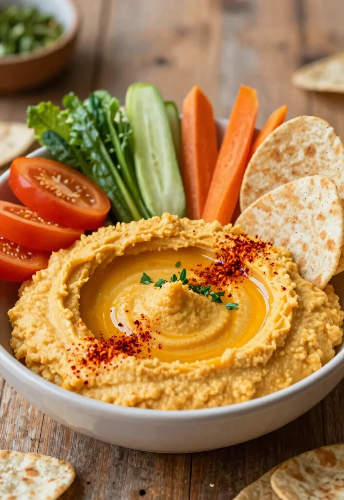 17 Baked Sweet Potato Recipes: Simple Healthy Classics - 11. Sweet Potato Hummus 1