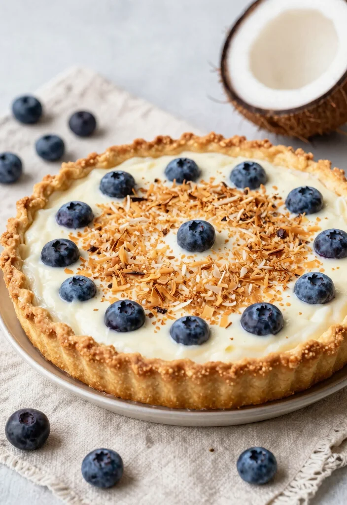 17 Blueberry Pie Filling Recipes Perfect for Baking - Blueberry Coconut Cream Filling 1