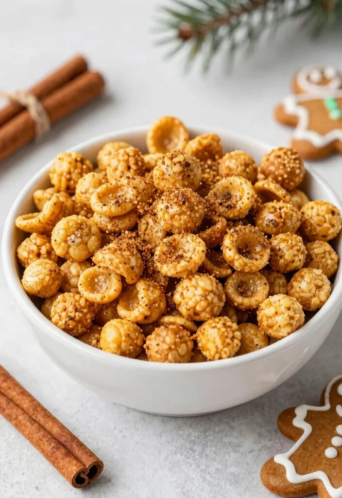 17 Chex Mix Recipes Sweet Crunchy Snack Ideas - 15. Gingerbread Chex Mix 1