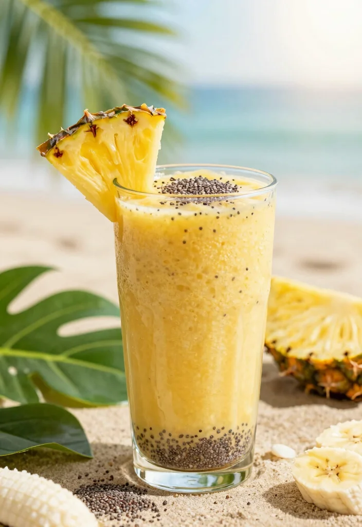 17 Refreshing Chia Seed Drink Recipes for Healthy Sips - 1. Tropical Chia Seed Smoothie 1