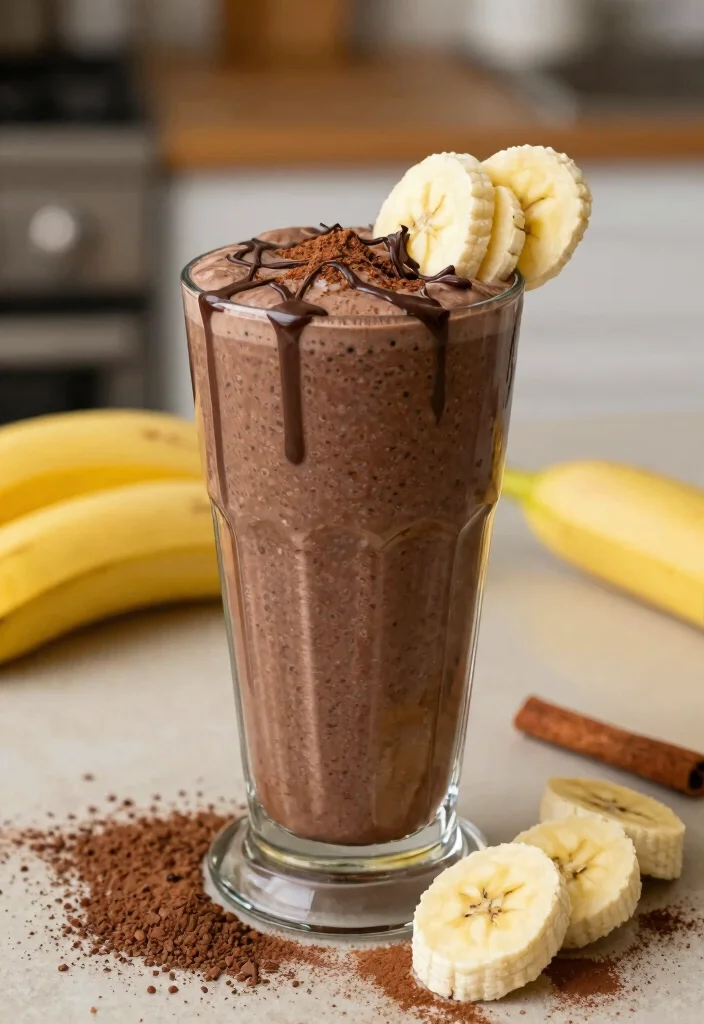 17 Refreshing Chia Seed Drink Recipes for Healthy Sips - 4. Chocolate Banana Chia Shake 1