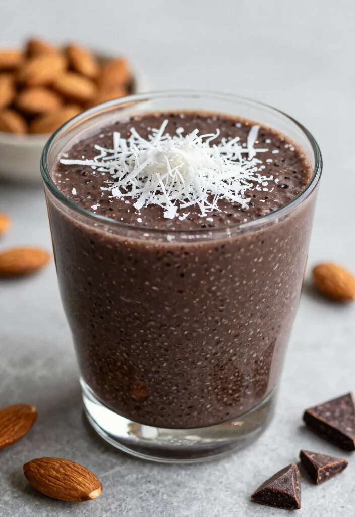 17 Refreshing Chia Seed Drink Recipes for Healthy Sips - 9. Almond Joy Chia Smoothie 1