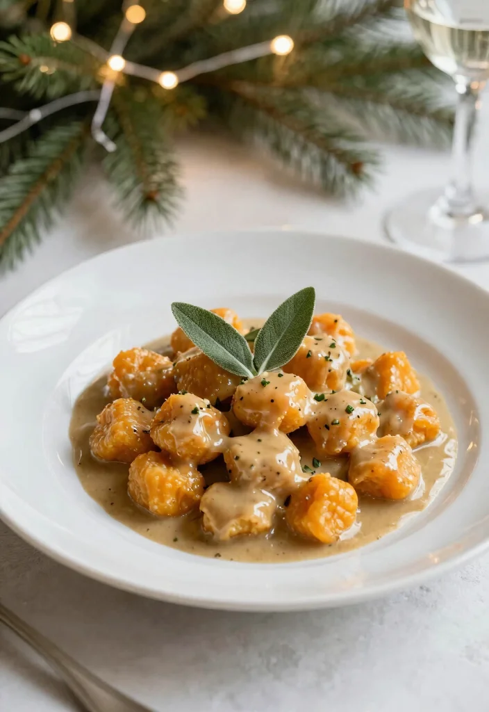 18 Candied Sweet Potato Recipes: Sweet Holiday Favorites - 11. Sweet Potato Gnocchi with Sage Brown Butter 1