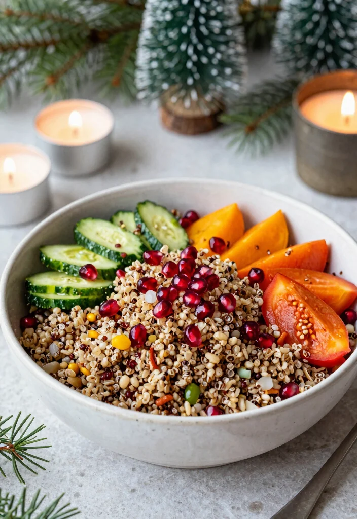 18 Christmas Side Dishes Recipes Festive Crowd Pleasers - 3. Festive Quinoa Salad 1