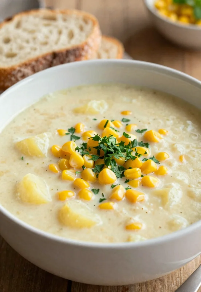 18 Creamy and Easy Crock Pot Potato Recipes for Comfort Food Lovers - 6. Potato and Corn Chowder 1