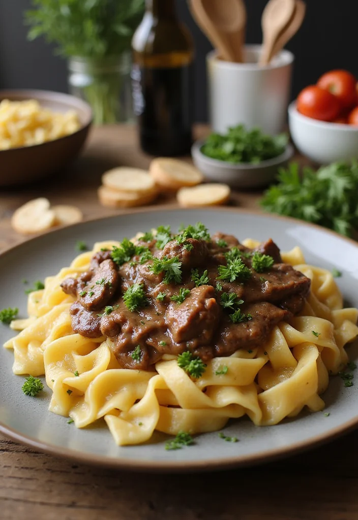 12 Beef Stroganoff Stove Top Recipes That Taste Incredible - 1. Classic Beef Stroganoff 1