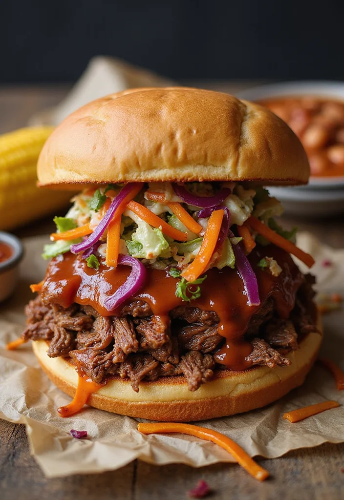 12 Drip Beef Sandwiches Pioneer Woman Recipes Everyone Is Searching For - 2. Barbecue Drip Beef Sandwich 1